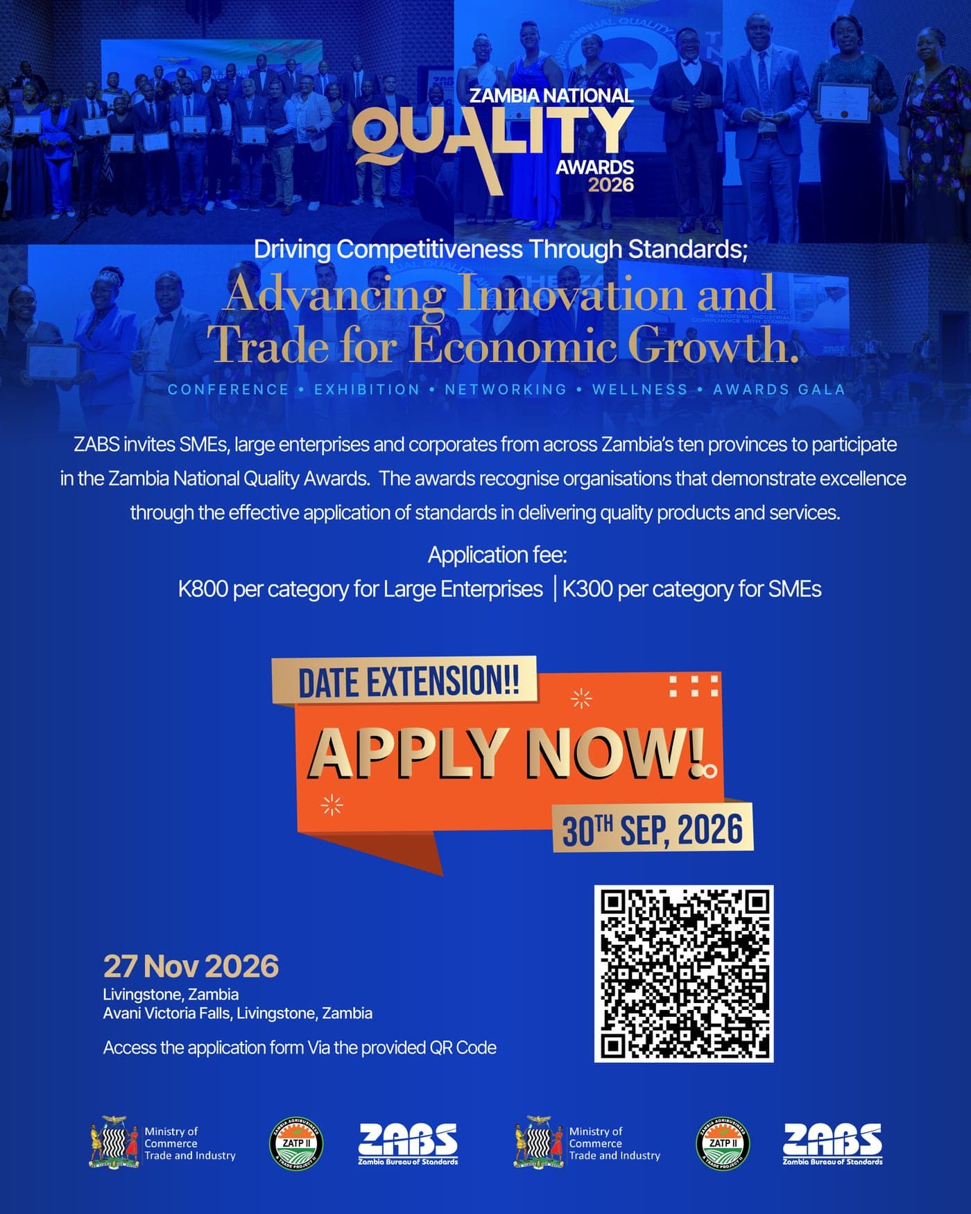 ZABS Quality Awards 2026 poster